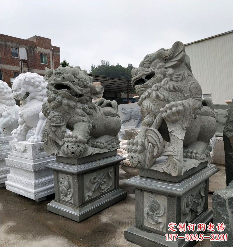 三明大理石南方狮子雕塑