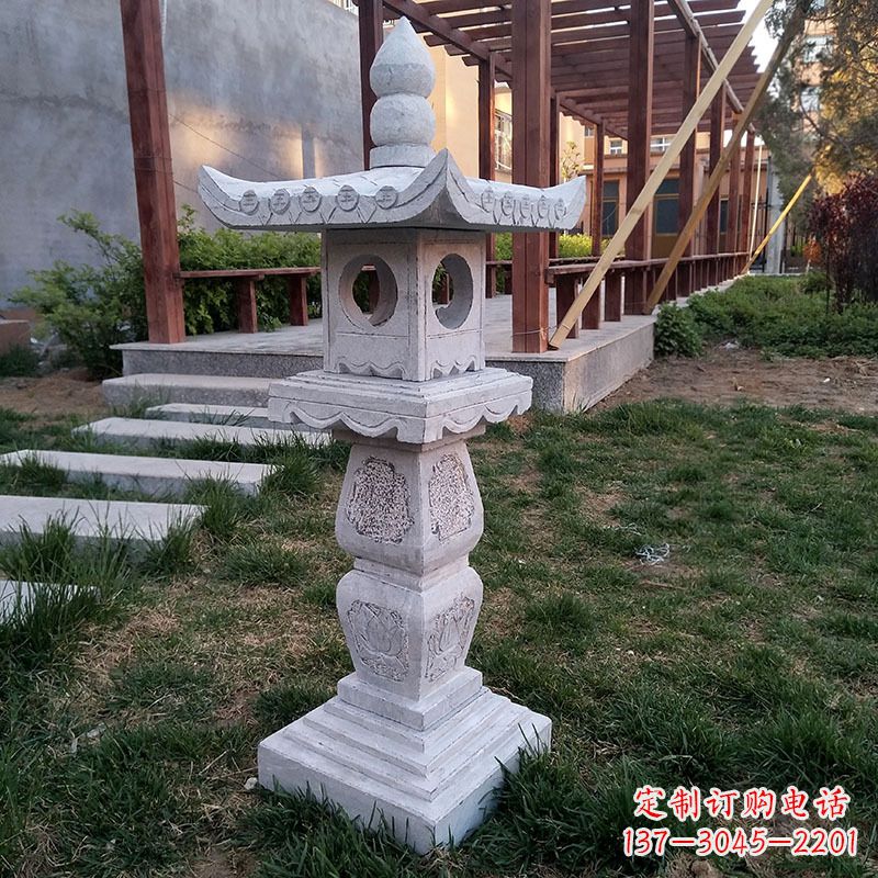 三明大理石灯笼雕塑