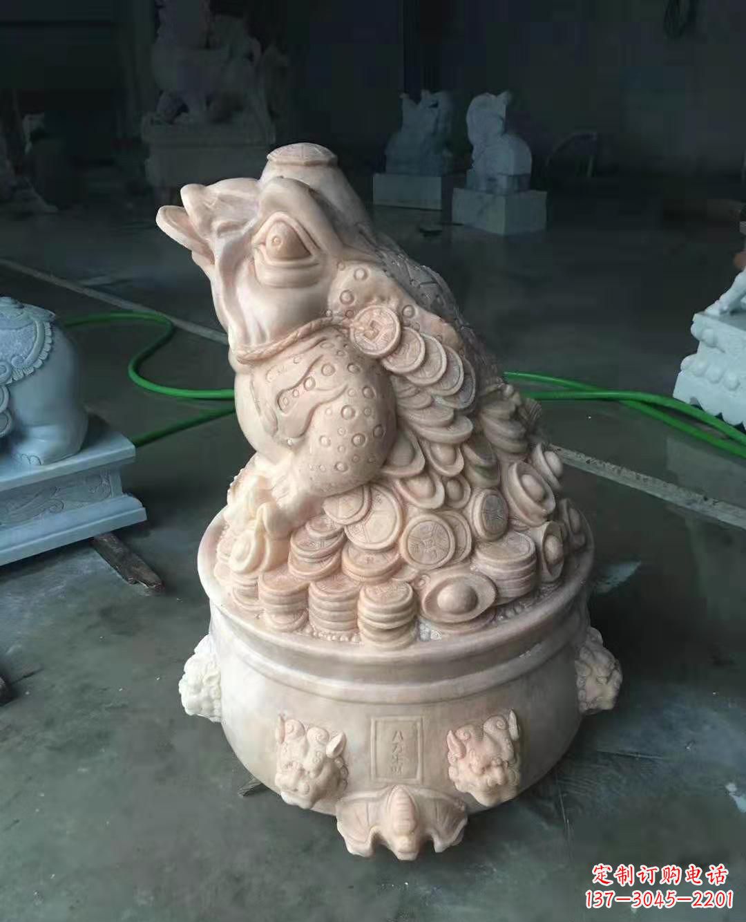 三明精致石雕动物雕塑
