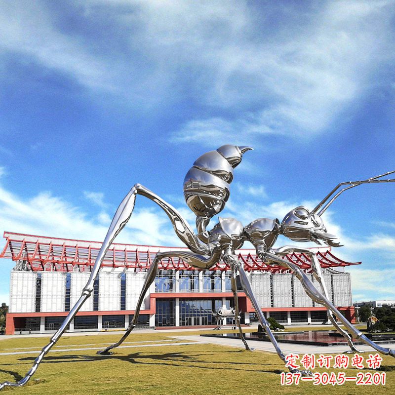 三明大型不锈钢蚂蚁雕塑精工制作,绵延传奇