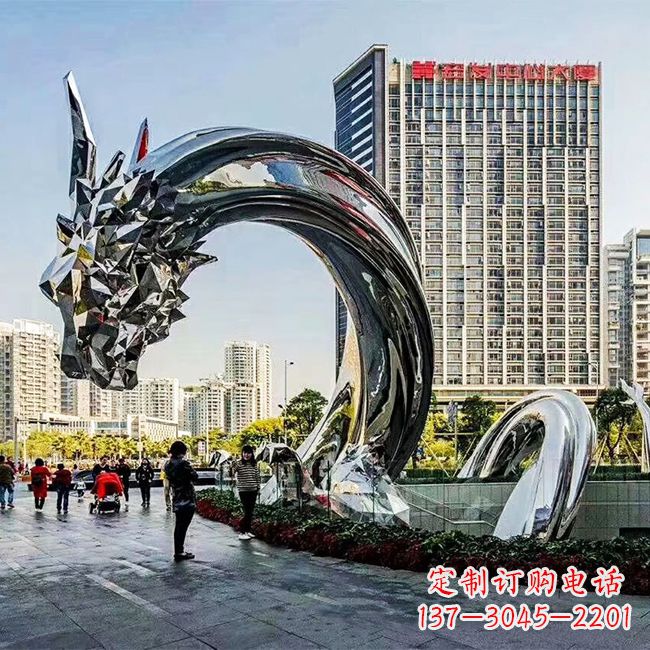 三明不锈钢创意动物雕塑