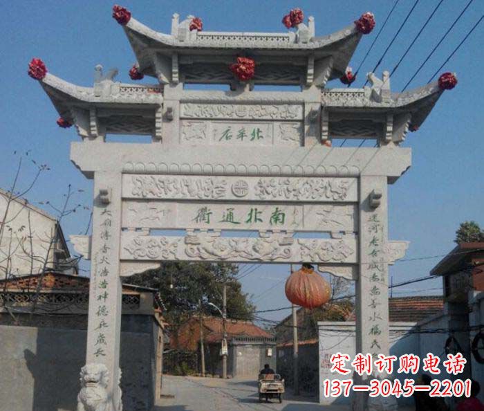 三明优质大理石牌坊雕塑