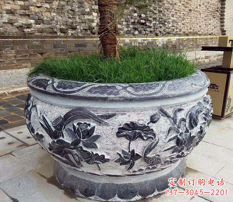三明精美花盆雕塑,点亮你的道路景观