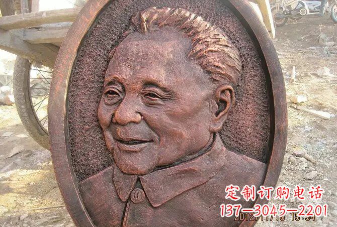 三明传承历史，永记邓小平——邓小平头像铜雕塑