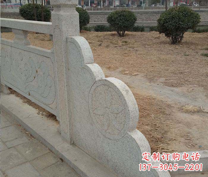 三明精美仿古护城河石雕栏板