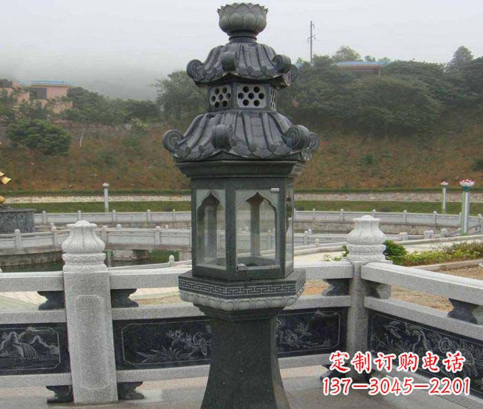 三明仿古石灯公园景观石雕