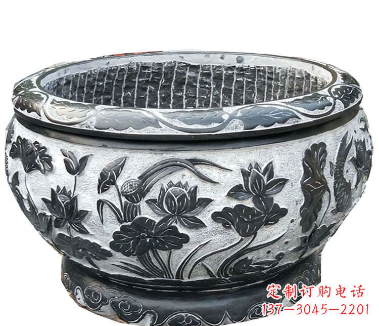 三明传承古典,精致仿古庭院花盆雕塑