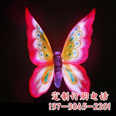 三明定制发光蝴蝶雕塑