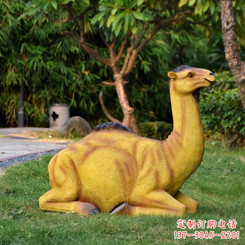 三明艺术精美的骆驼雕塑