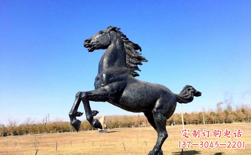 三明精美铜雕奔马动物雕塑