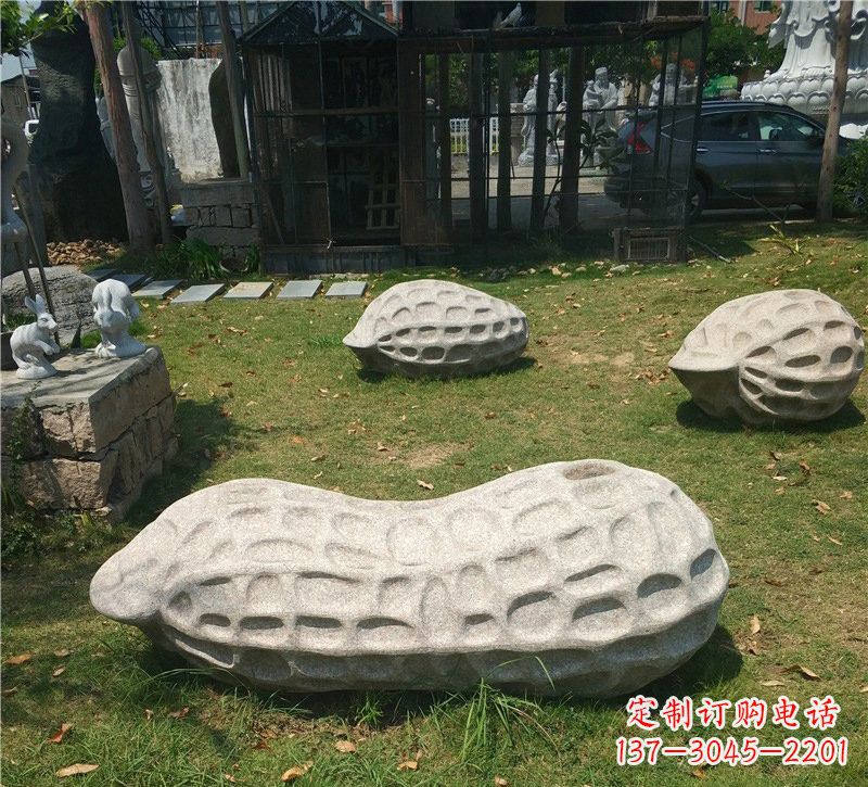 三明精美大理石花生雕塑