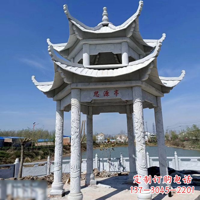 三明公园大理石凉亭