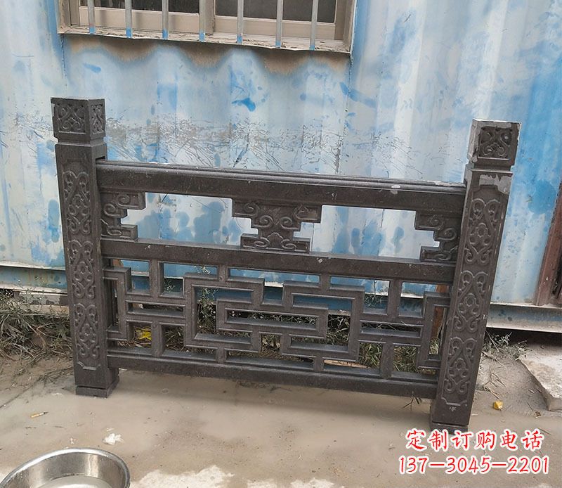 三明公园大理石栏板石雕 (8)