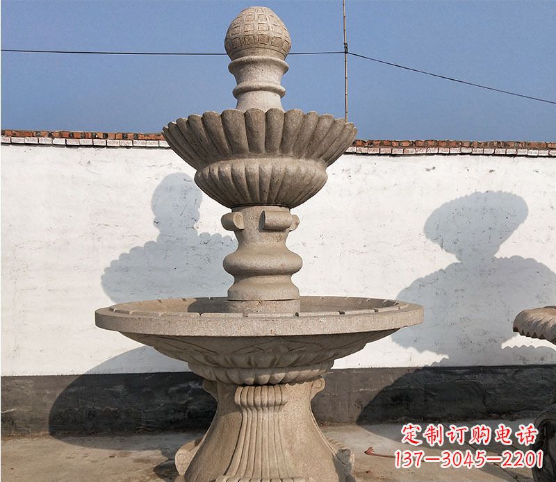 三明公园大理石喷泉景观石雕