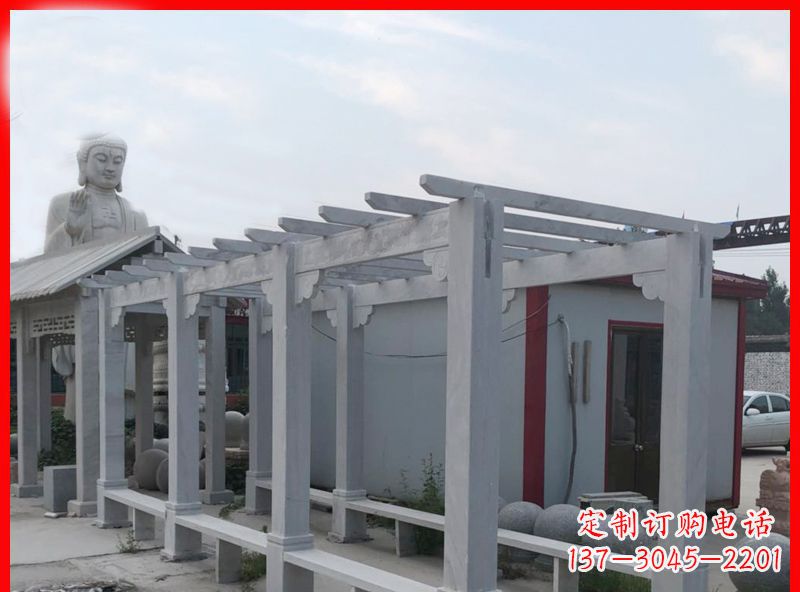 三明公园大理石石雕长廊 (2)