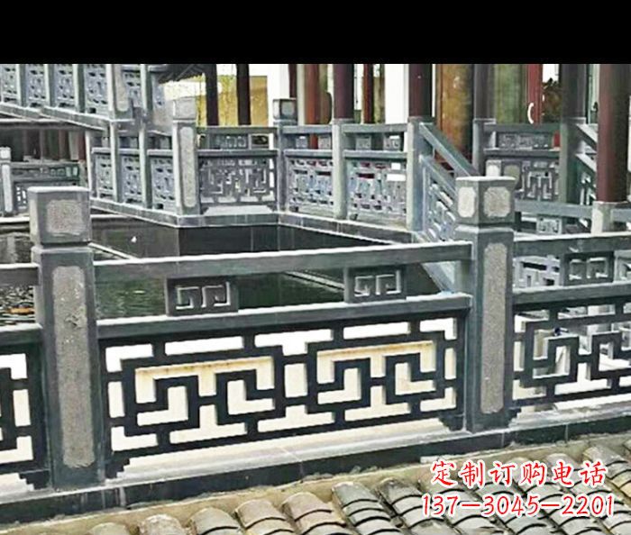 三明中领雕塑精致仿古石栏板