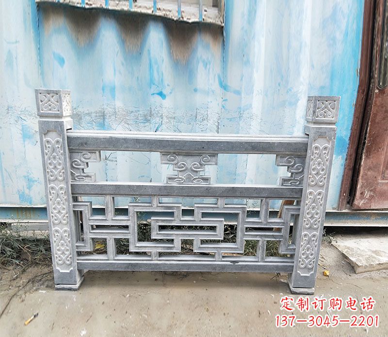 三明艺术精美的公园仿古石栏板雕刻