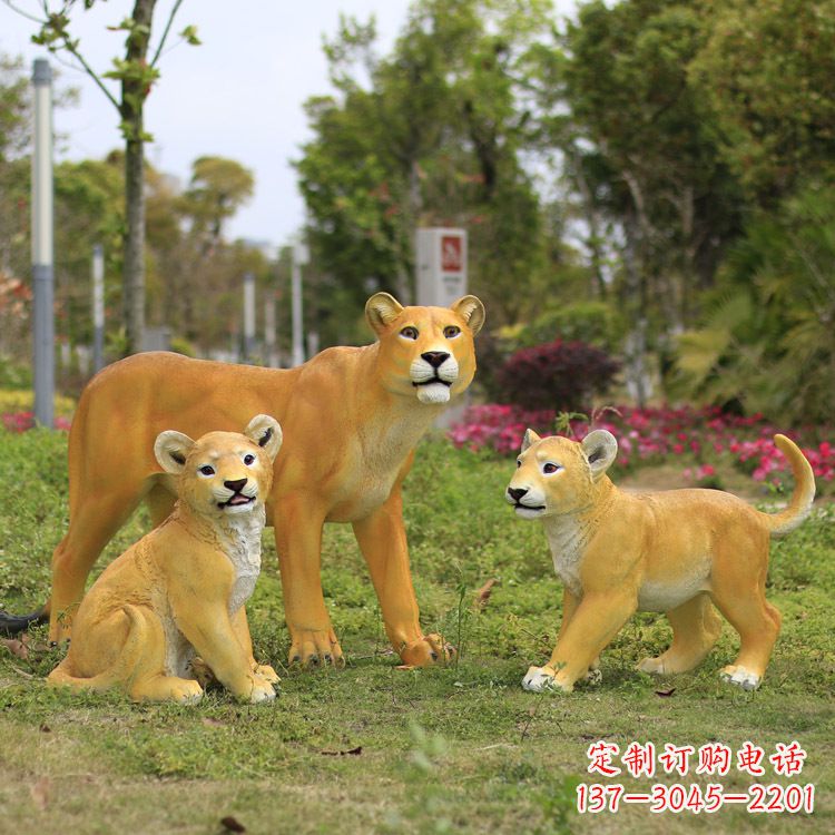 三明超级精致仿真狮子雕塑