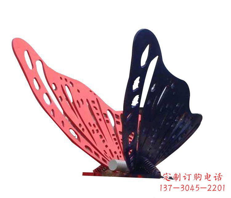 三明精致纯粹,不锈钢蝴蝶雕塑