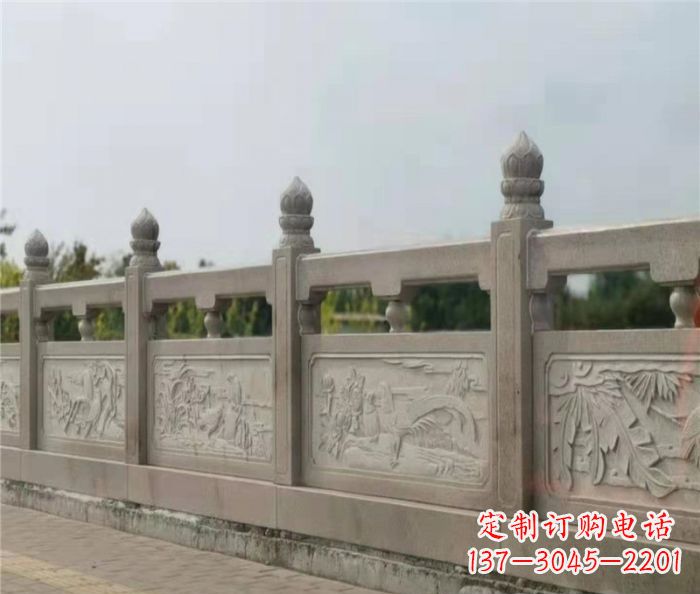 三明泰山大理石浮雕栏板雕塑