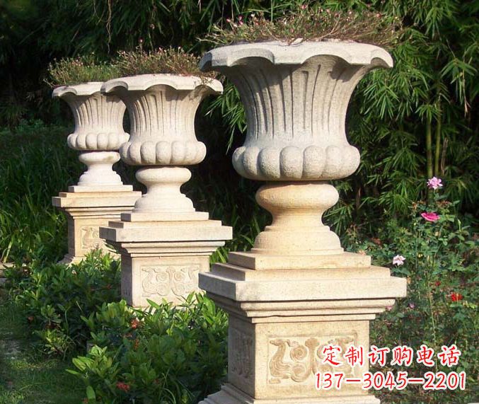 三明高质量大理石花盆石雕