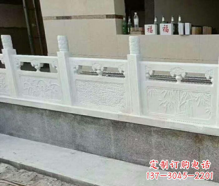 三明艺术大理石栏板石雕