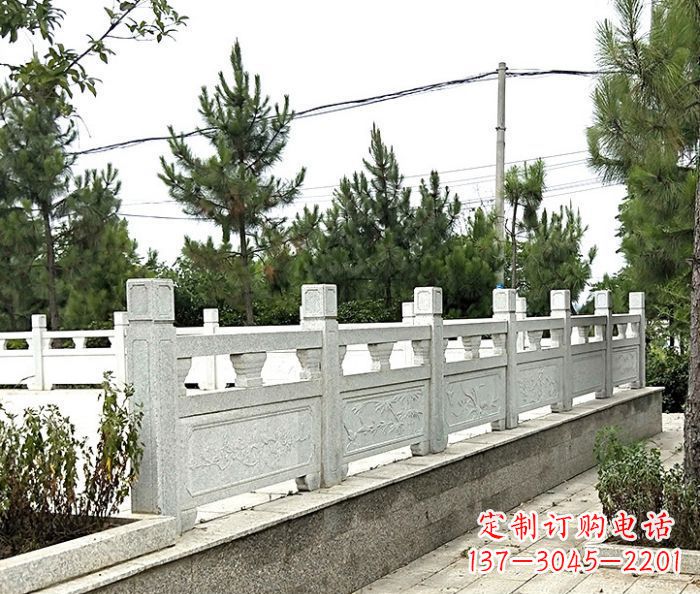 三明大理石栏板石雕,构筑公园景观