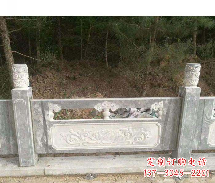 三明大理石栏板石雕艺术品