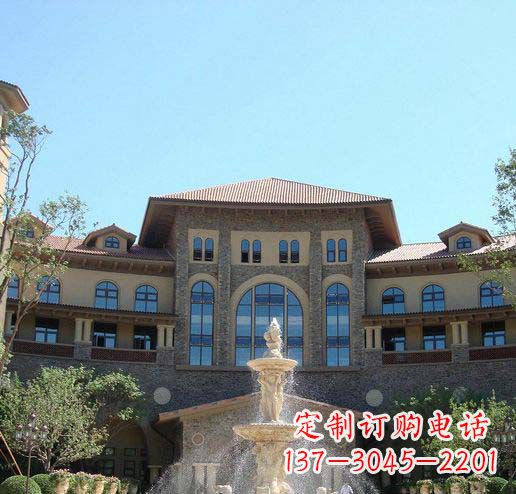 三明定制欧式古典喷泉大理石雕塑