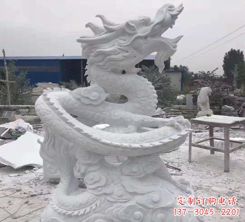 三明公园景区盘龙石雕