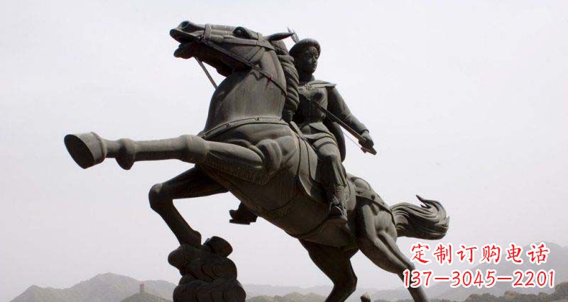 三明西方风格骑马雕塑