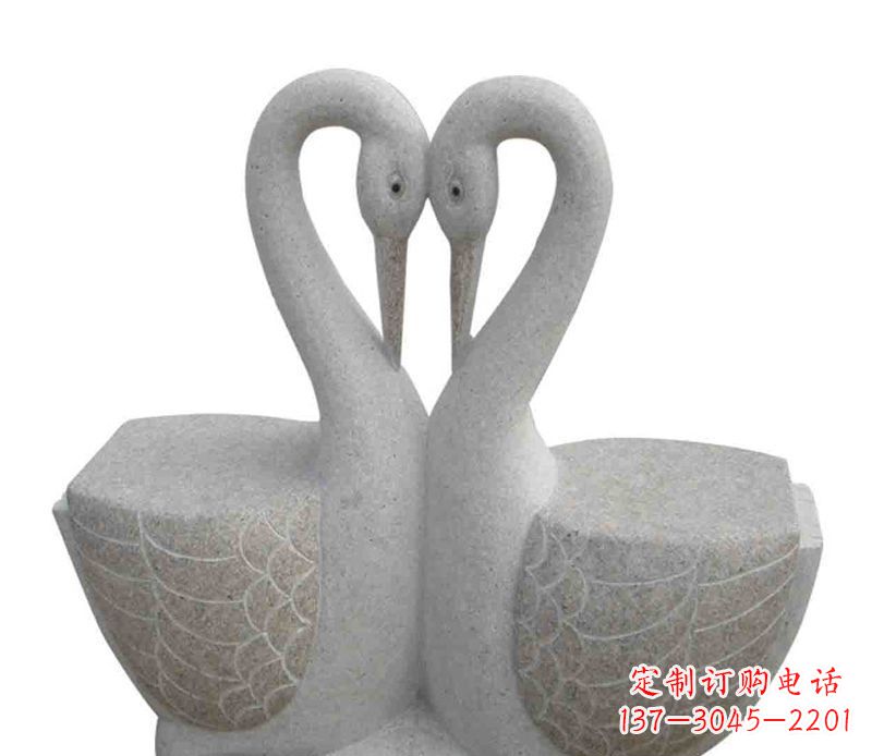 三明艺术级天鹅石雕