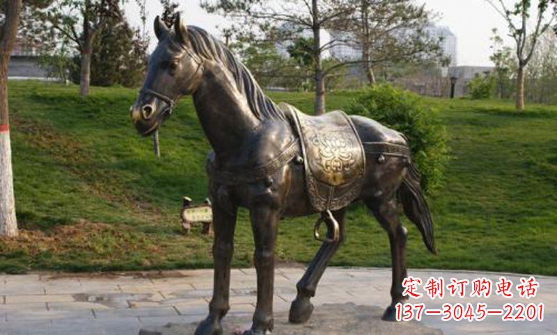 三明公园铸铜马