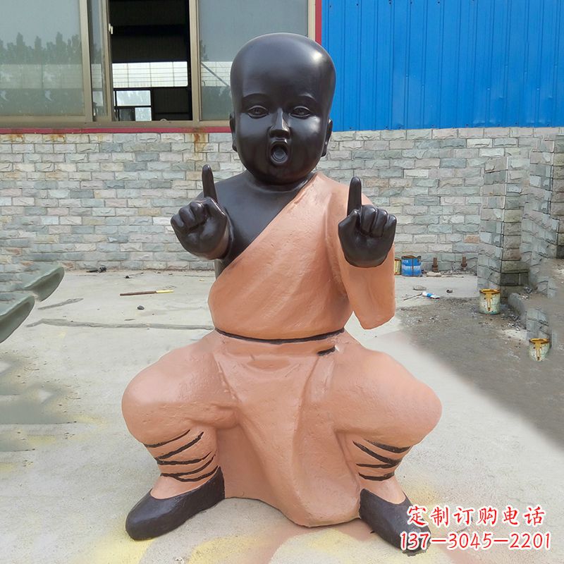 三明铜雕功夫小和尚