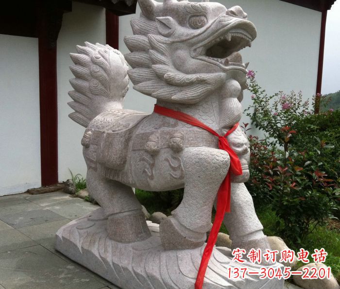 三明古典神麒麟石雕,令人叹为观止的精美艺术