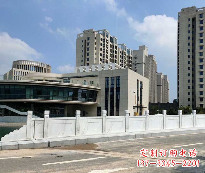 三明广场景观大理石栏板雕塑