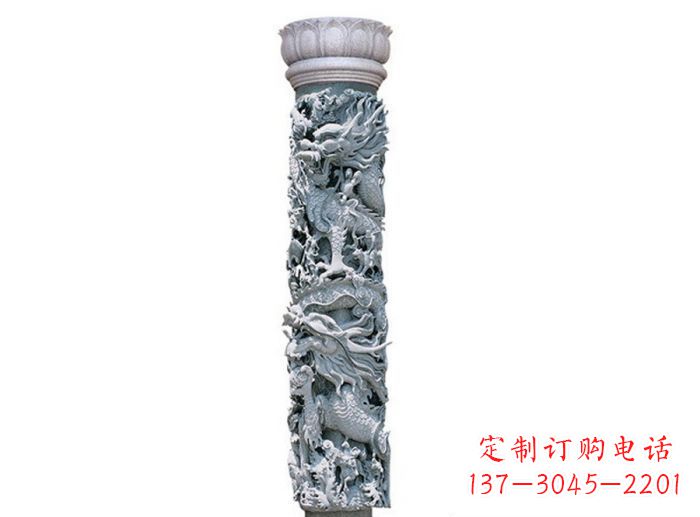 三明中国风龙柱石雕:传承传统文化