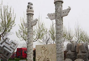 三明盘龙柱石雕华丽装点美丽家园