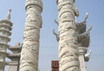 三明传承雄风，精美绝伦的盘龙柱石雕
