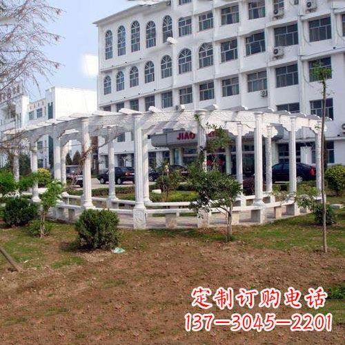 三明汉白玉雕花架,完美融合欧式石雕