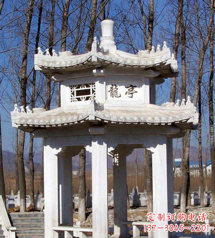 三明合肥双层石雕凉亭