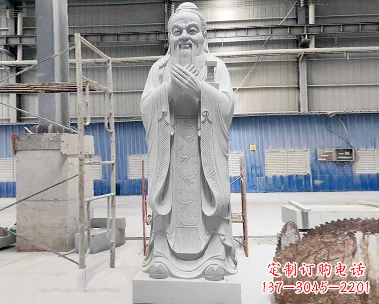 三明合浦一中孔子雕像