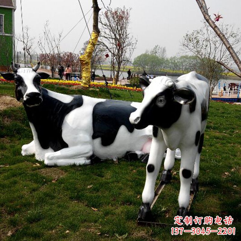 三明仿真奶牛雕塑,精致外形逼真细节