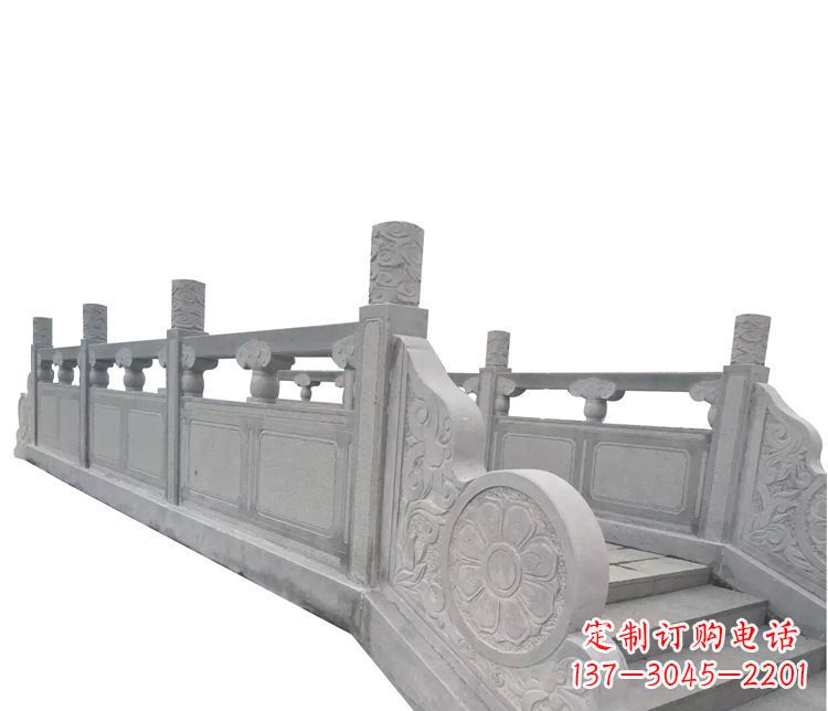 三明中领雕塑精美的大理石栏板石雕