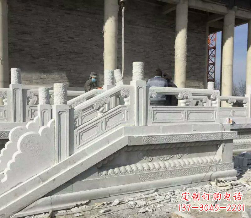 三明超凡精美的大理石栏板雕塑