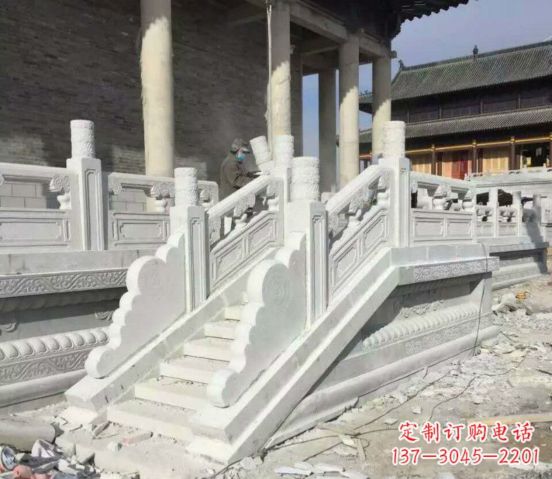 三明大理石栏板石雕,精美绝伦,让建筑锦上添花