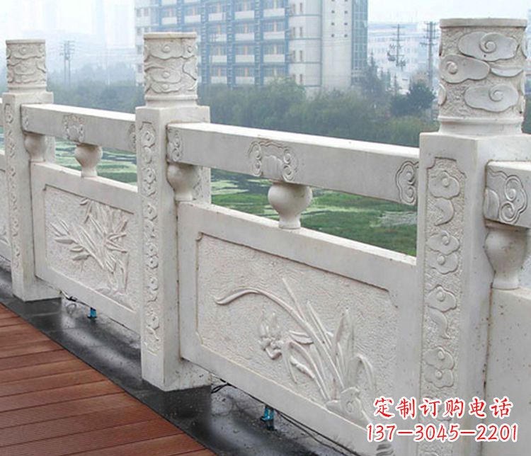 三明精巧雕刻,优质大理石栏板石雕