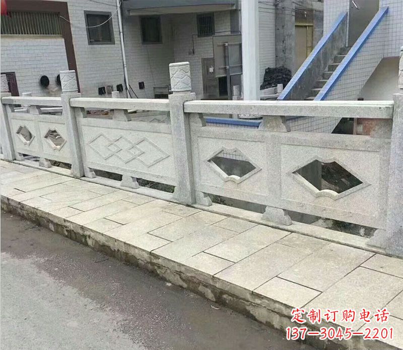 三明景区大理石栏板石雕_2