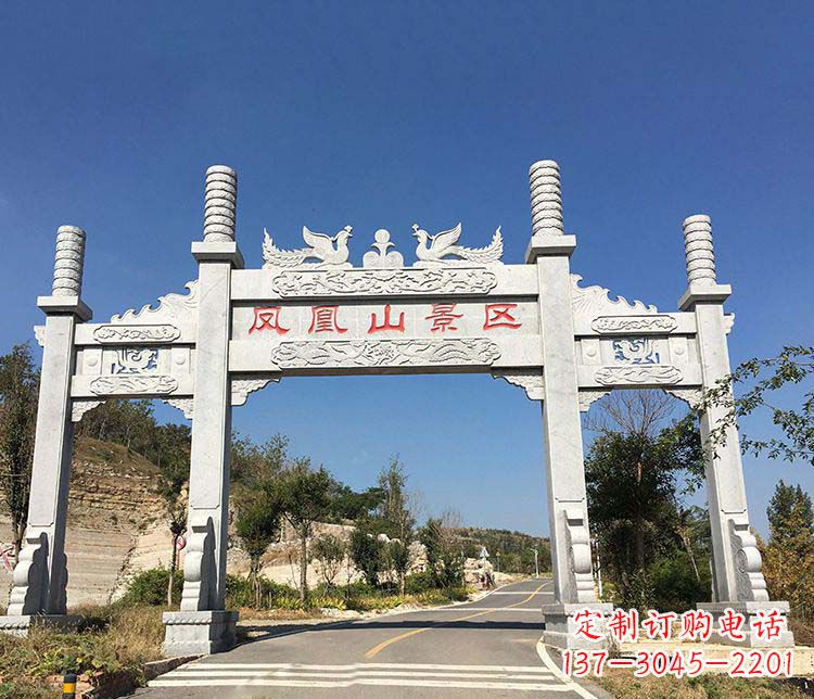 三明中领雕塑:高质量牌坊石雕