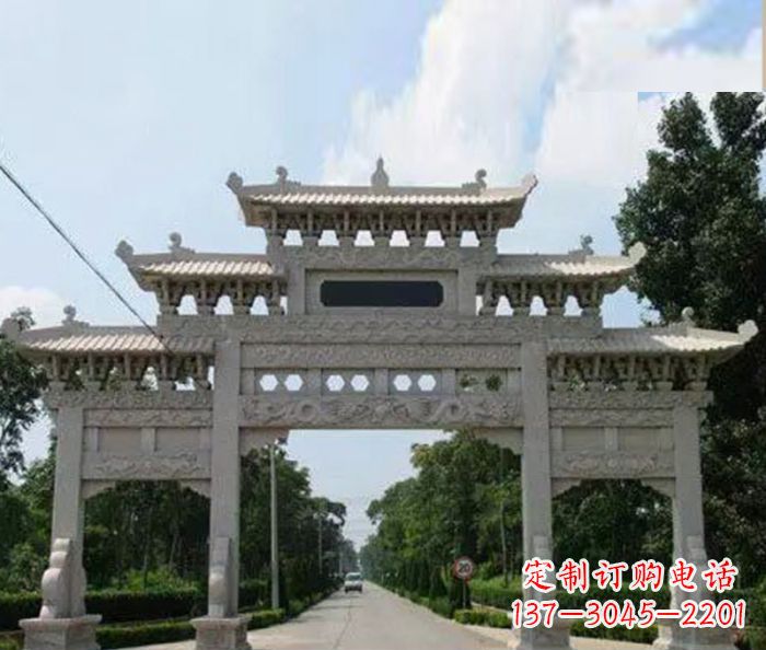 三明高品质牌坊石雕,专为客户量身定制